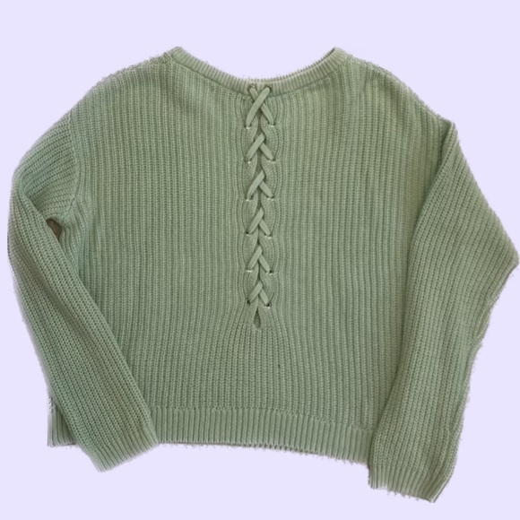 Oversized Green Crewneck Sweater by Reserved - Picture 5 of 5